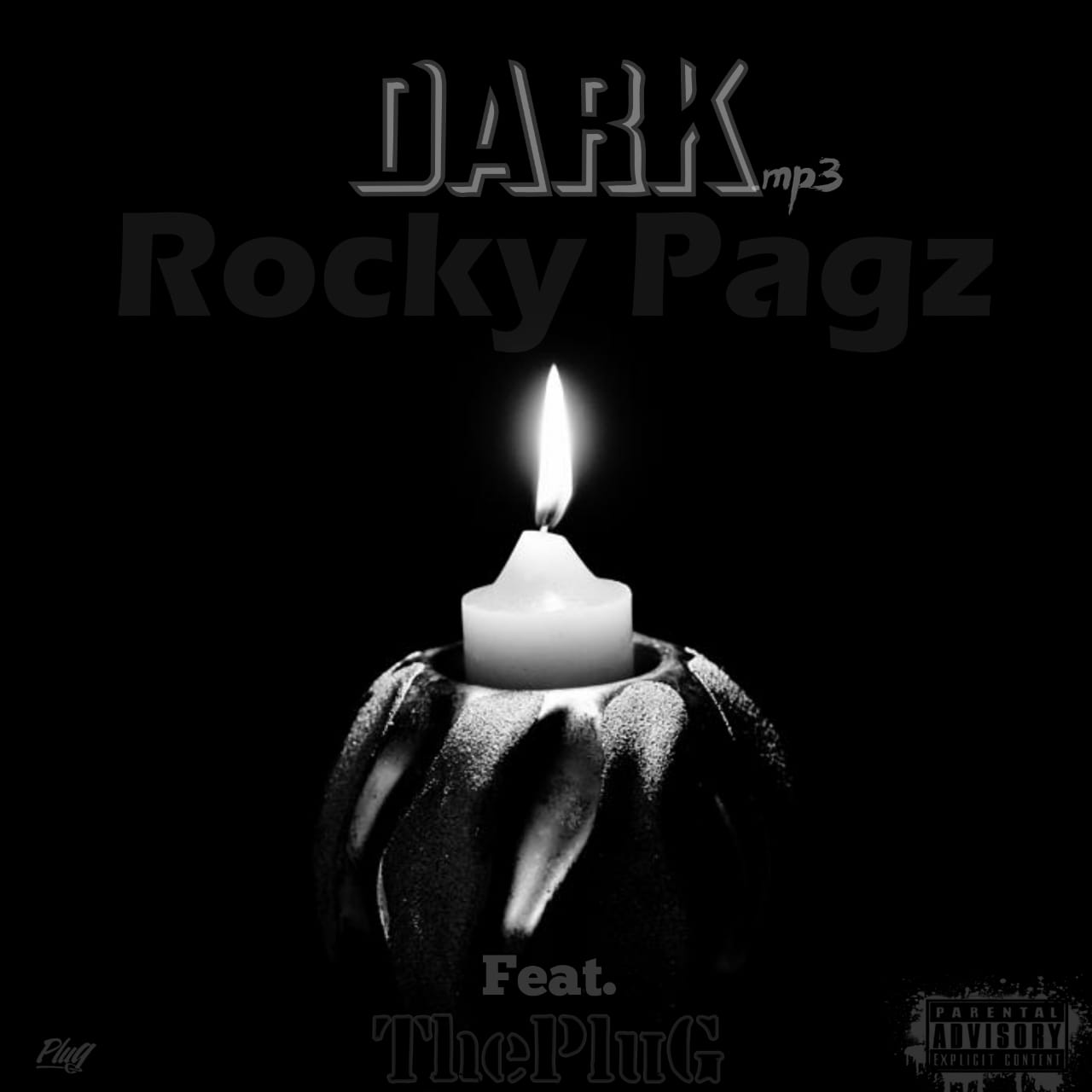 Rocky Pagz - Dark Featuring ThePluG album artwork