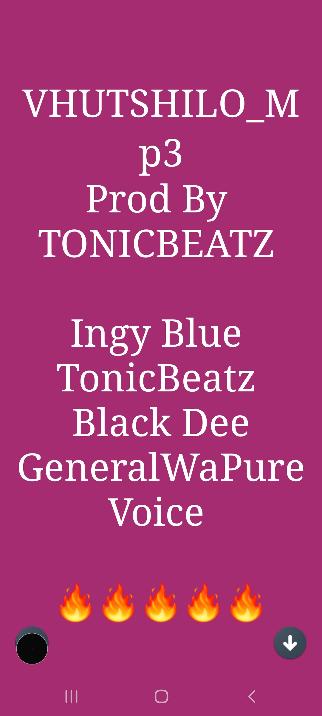 Ingy Blue - VhuTshiLo[Prod By TonicBeatz Featuring TonicBeatz  X Black  Dee X General Wa Pure Voice