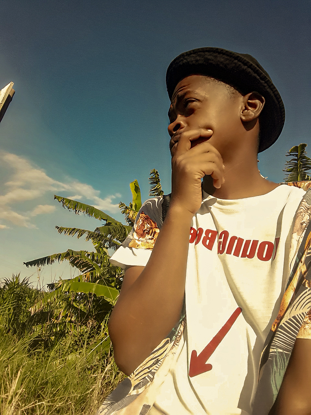 Young beez - Diss man blukhwe Featuring None album artwork