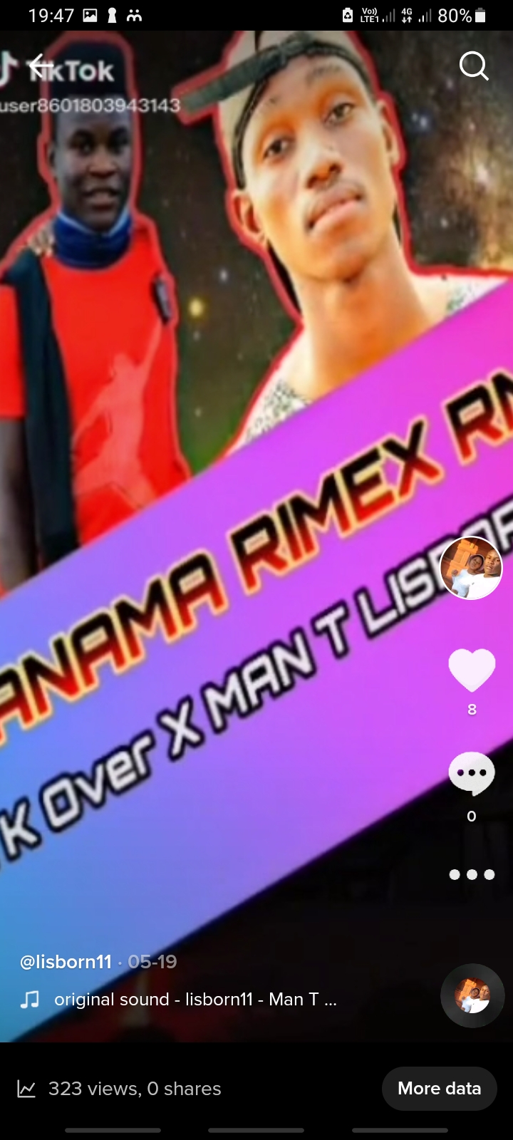 Man T Lisborn MT - Ganama RnB Remix Featuring K Over