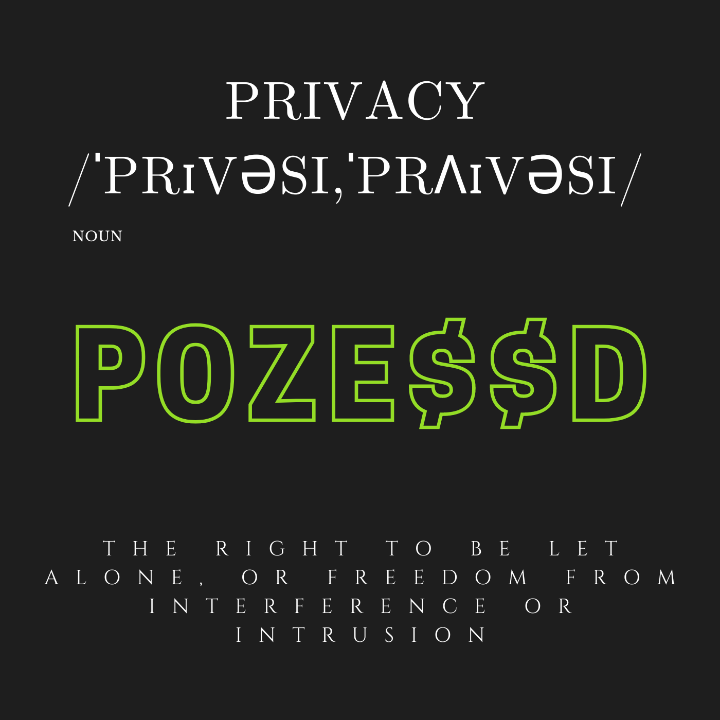 POZE$$D - Privacy