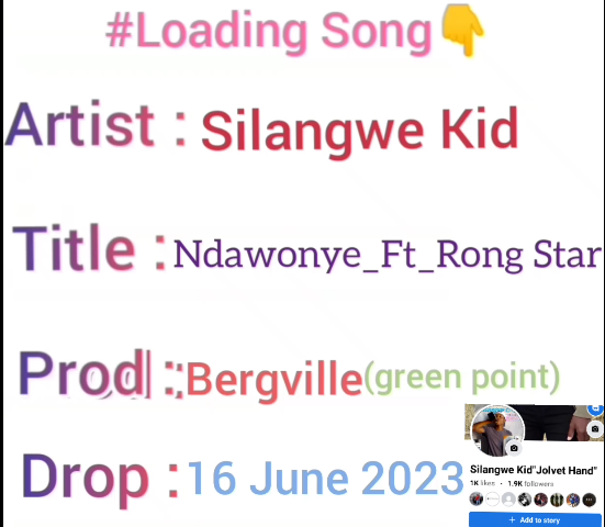 Silangwe Kid - Ndawonye Featuring Rong Star Cpt