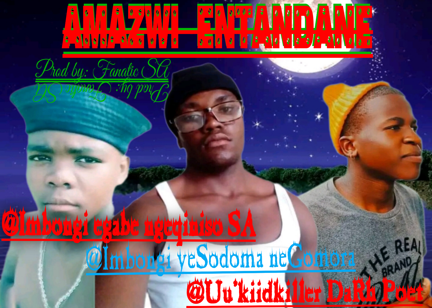 Imbongi egabe ngeqiniso SA & Imbongi yeSodoma neGomora & Uu'Kiidkiller DaRh Poet - Amazwi entandane