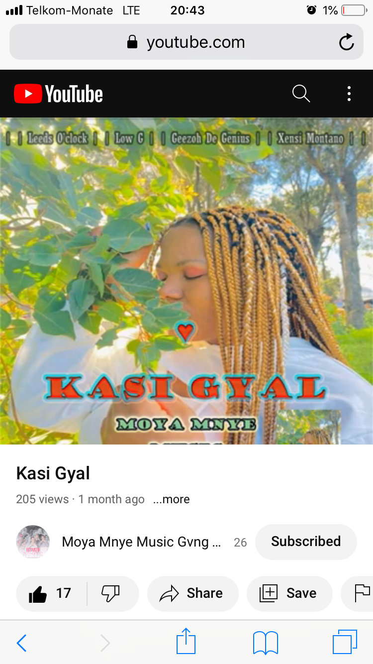 Geezoh De Genius - Kasi Gyal Featuring Geezoh De Genius