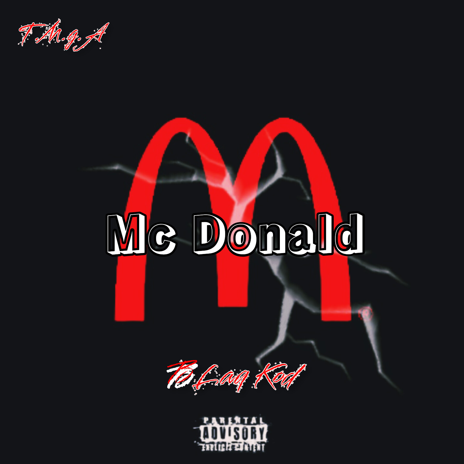 BLAQ KOD - Mc Donald Featuring beat maker (naygee )producer (Th Devine aka bhomba album artwork