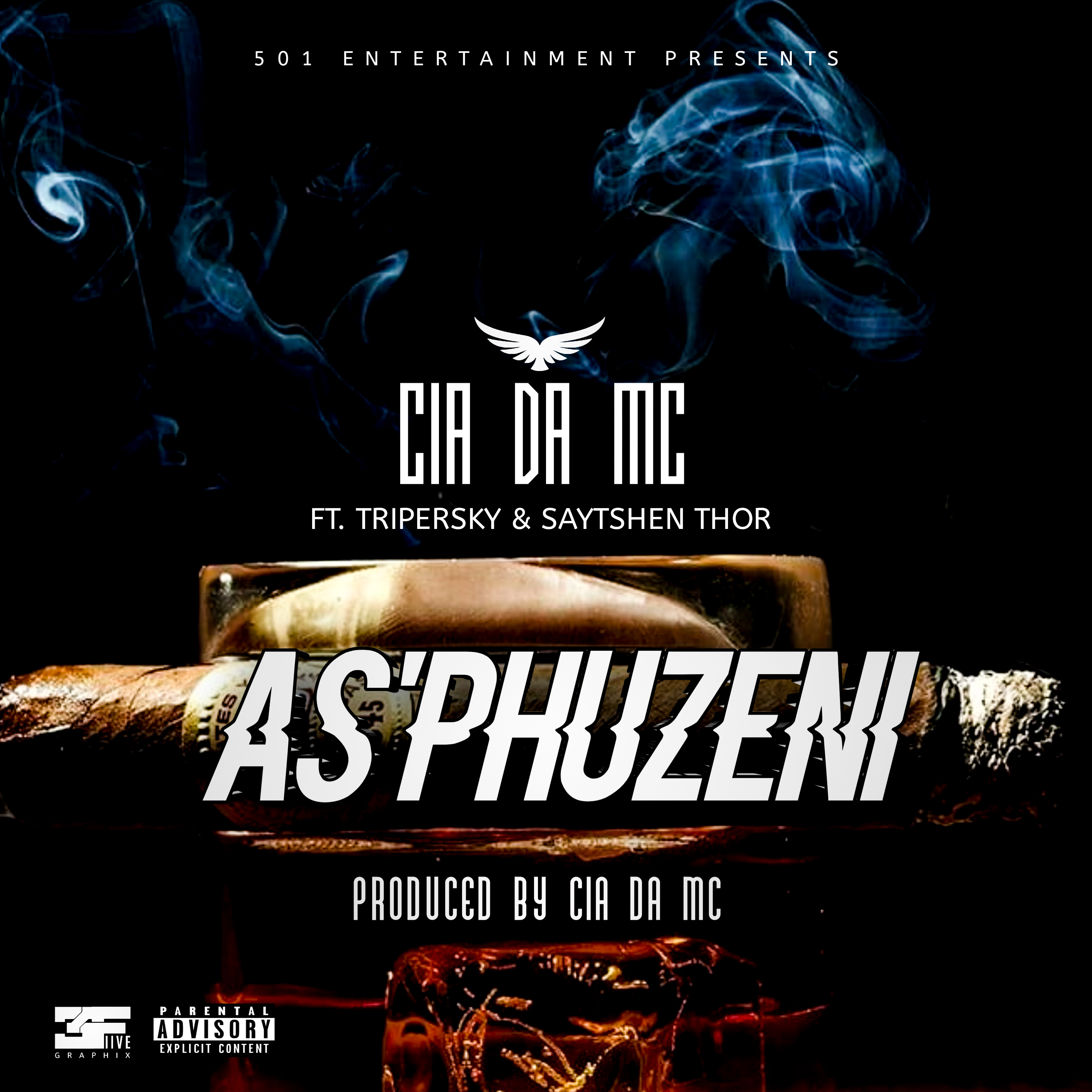 Cia Da Mc - Asphuzeni Featuring TriperSky ,Saytshen Thor(Prod by Cia Da Mc album artwork