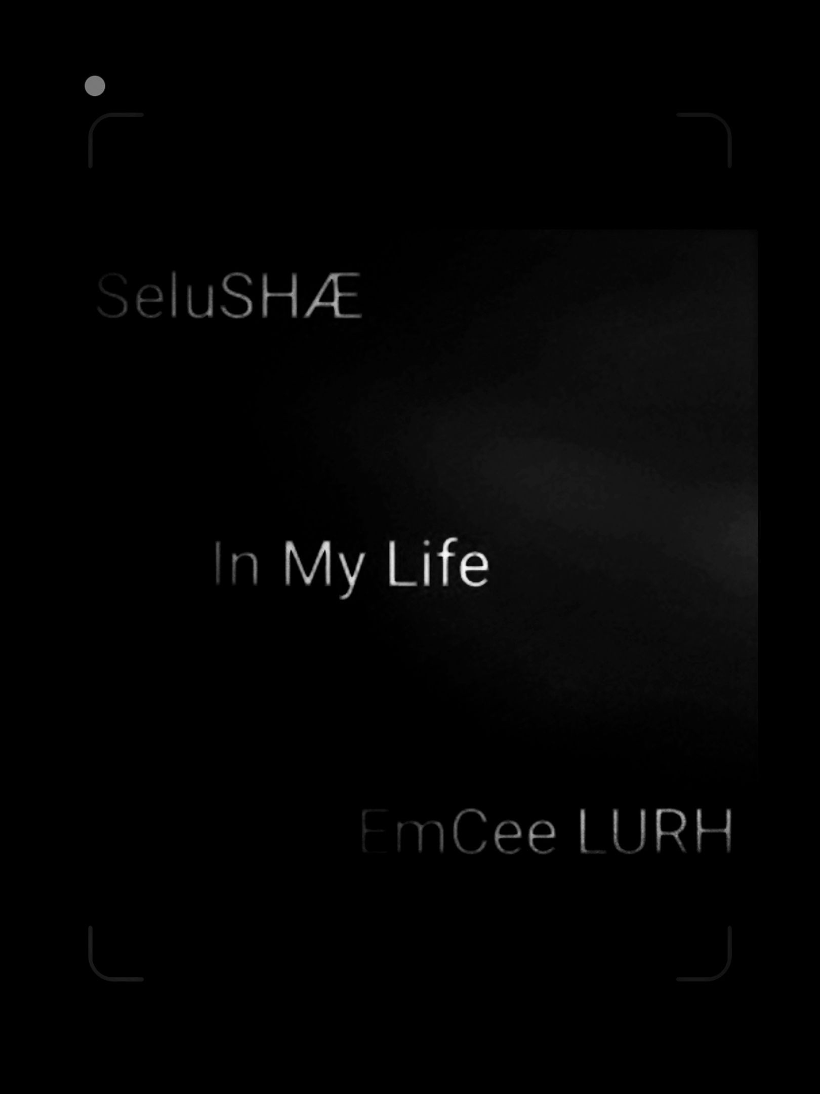 SeluSHA - In My Life Featuring Emcee Lurh