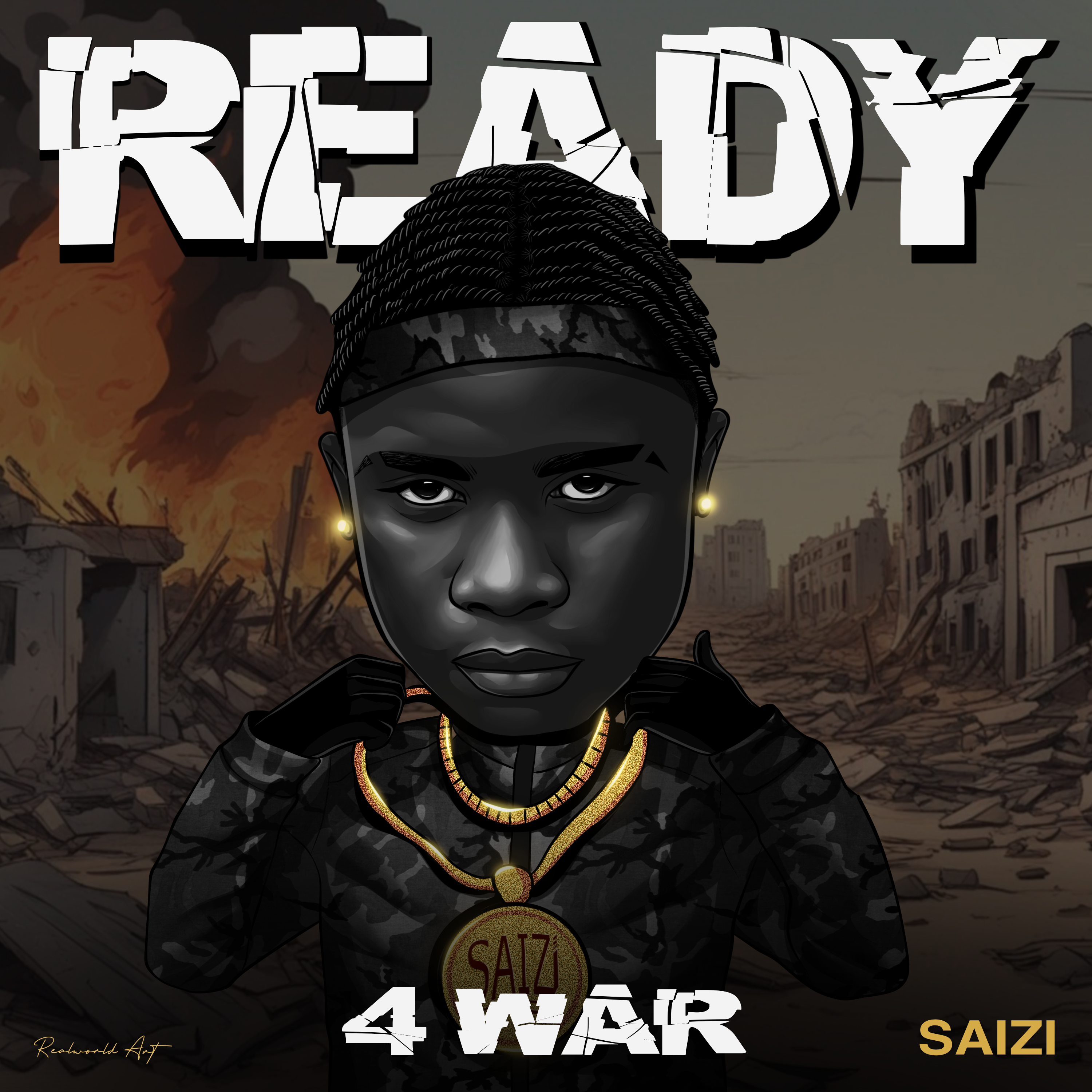 Saizi - Ready 4 War album artwork