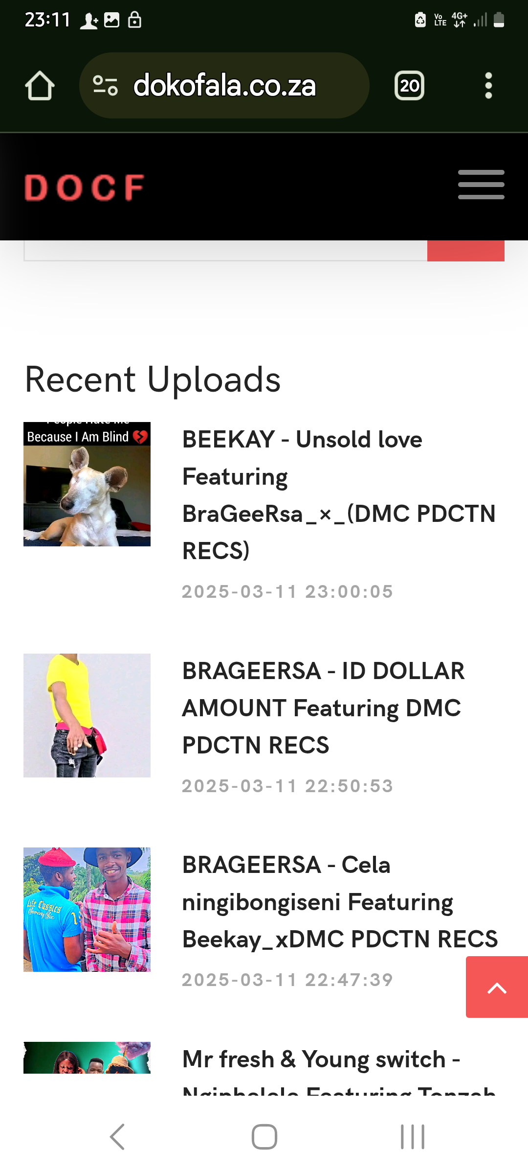 BRAGEERSA - Cela ningibongiseni Featuring Beekay (DMC PDCTN RECS )