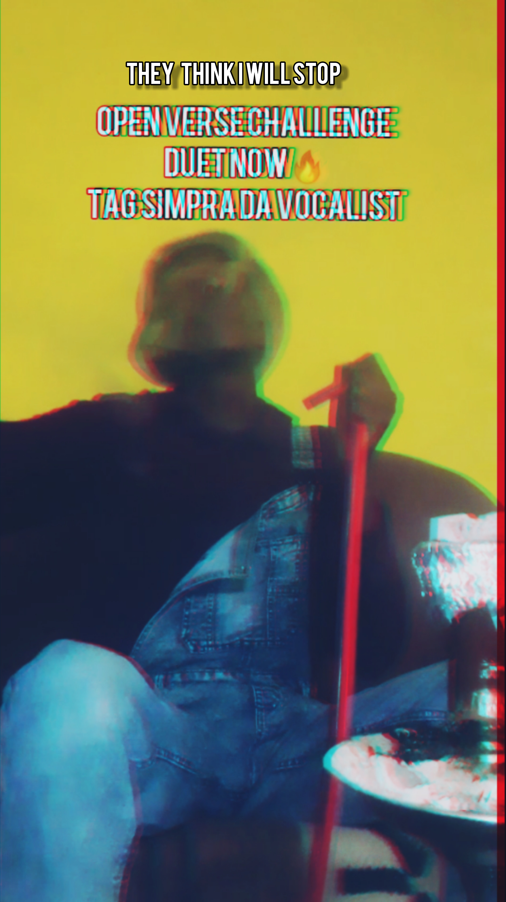 SIMPRA DA VOCALIST - Open verse challenge Duet now(They  think i will stop) album artwork