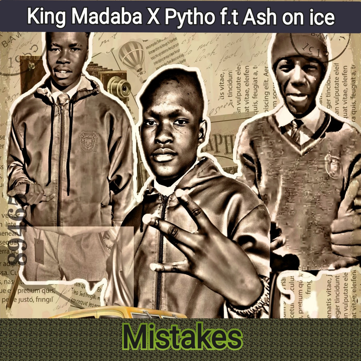 King Madaba - Mistakes Featuring Pytho album artwork
