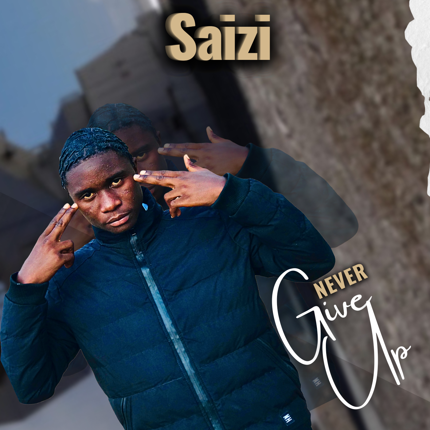 Saizi - Never give up album artwork