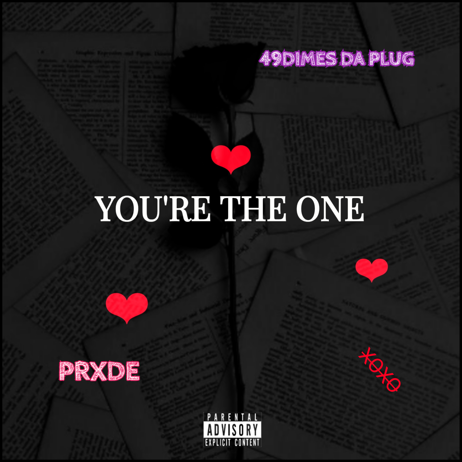 PRXDE IKUMKANI - YOU'RE THE ONE Featuring 49DIMES album artwork