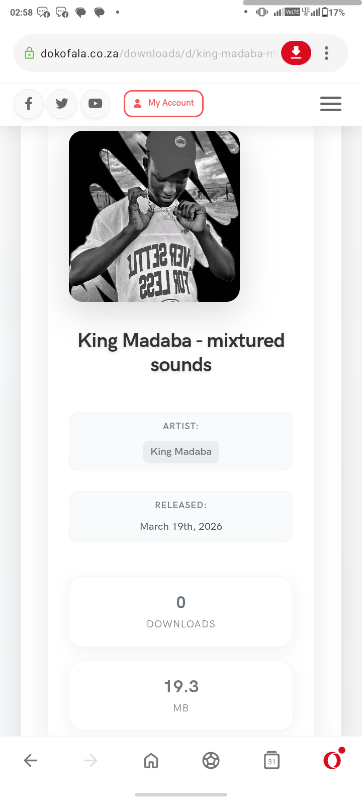 King Madaba - New mix album artwork