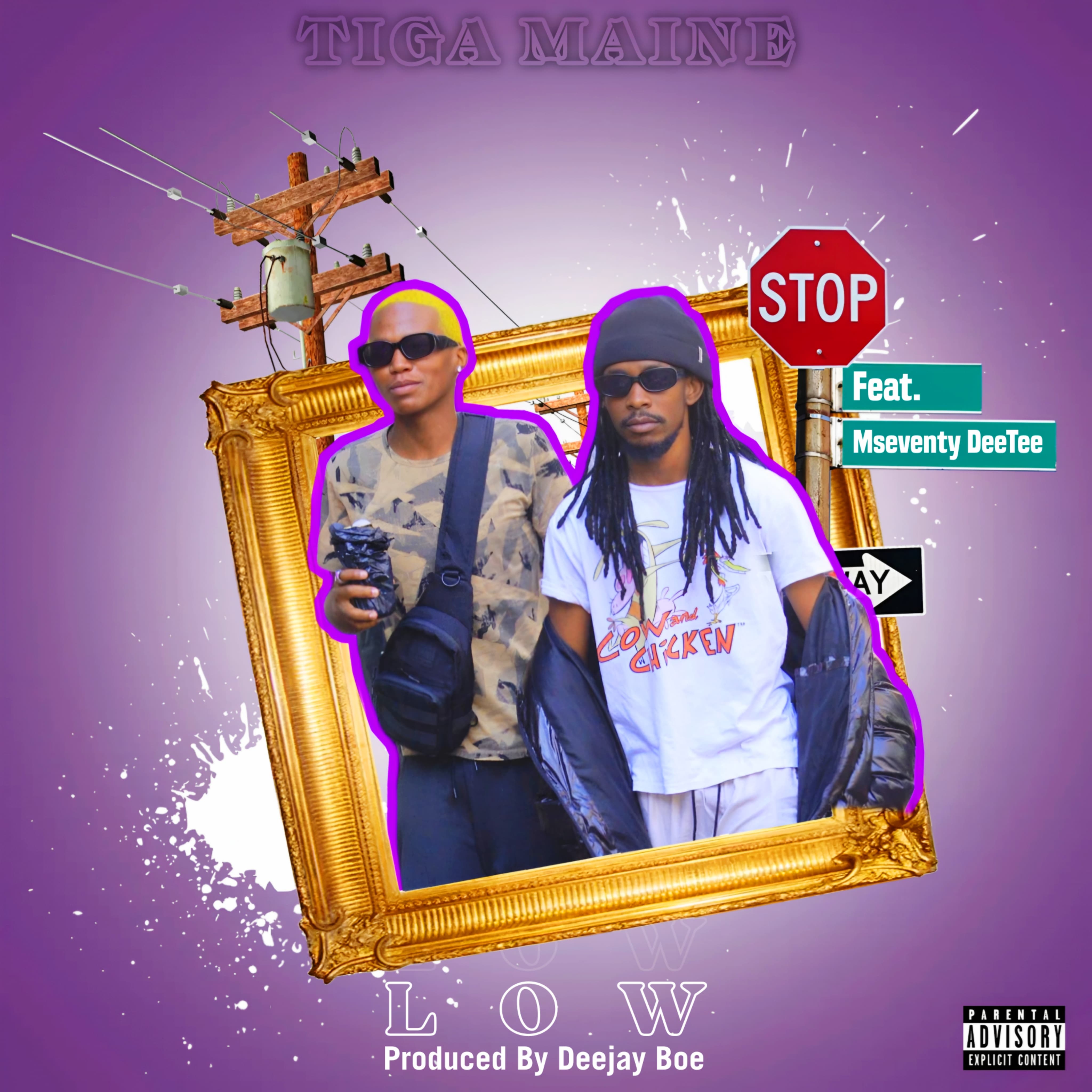 Tiga Maine - Low Featuring Mseventy DeeTee album artwork