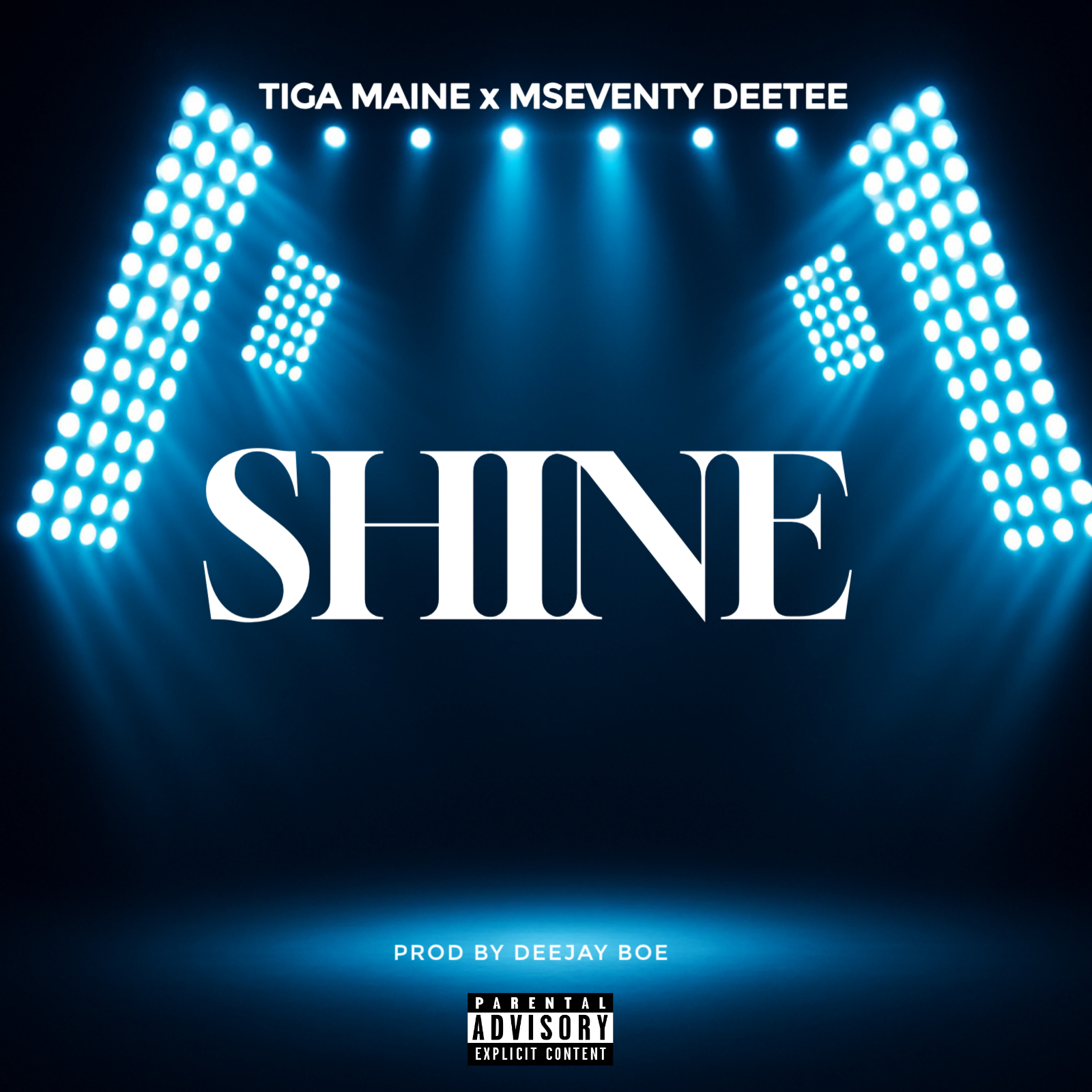 Tiga Maine - Shine Featuring Mseventy DeeTee album artwork