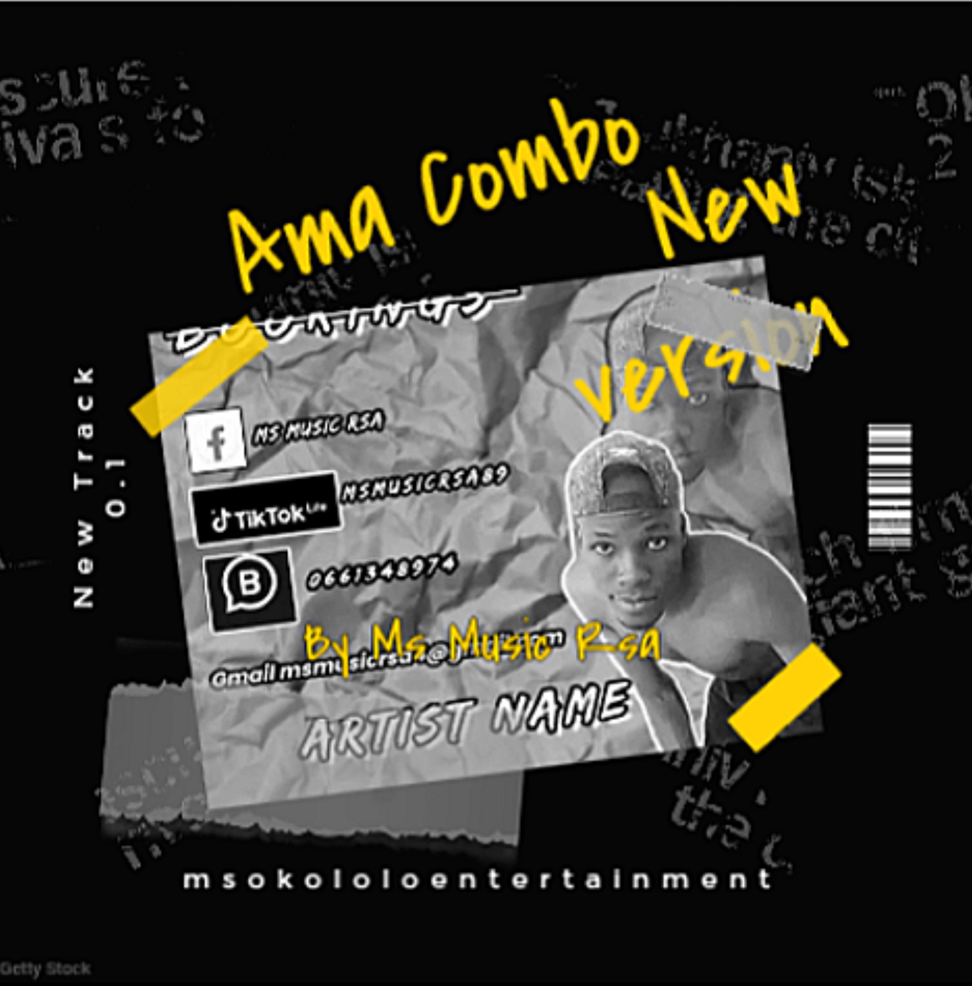 Ms Music Rsa - Amacombo view Amapiano Featuring msokololoentertainment album artwork