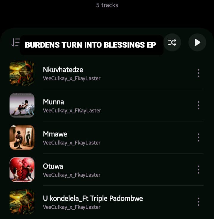FkayLaster_x_VeeCulkay - U KONDELELA Featuring Triple Padombwe album artwork