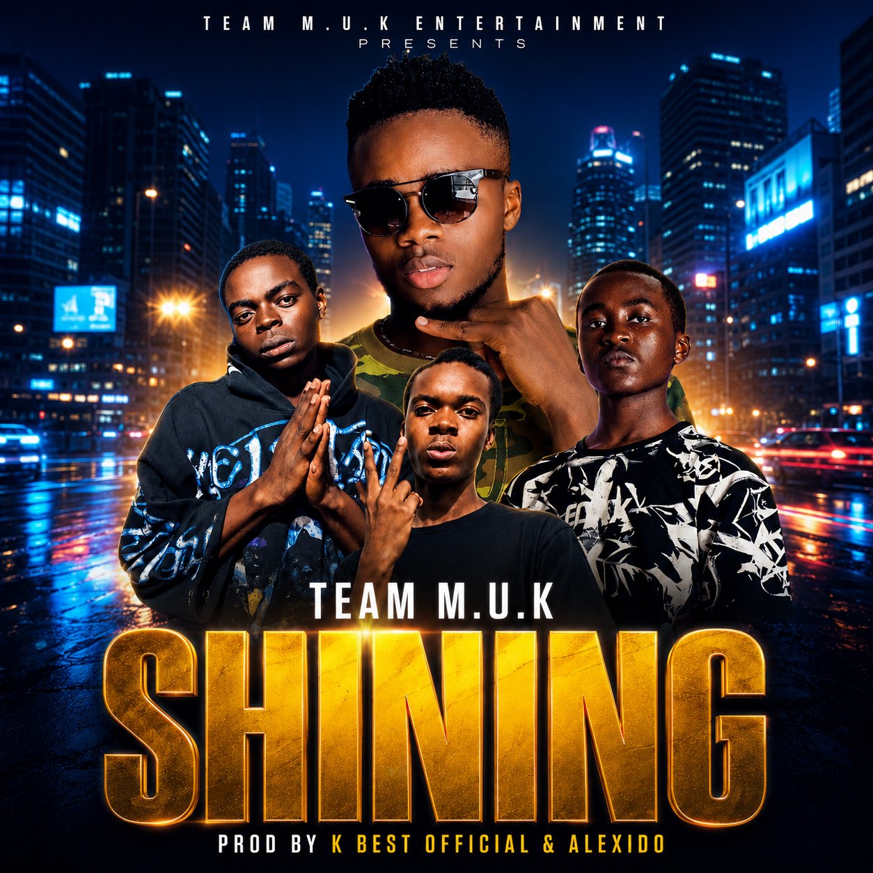 Blessed M.u.k / Team M.u.k - Shining - Blessed M.u.k [Team M.u.m] Featuring Kay Tyson,Josh Jr, Lil Max album artwork